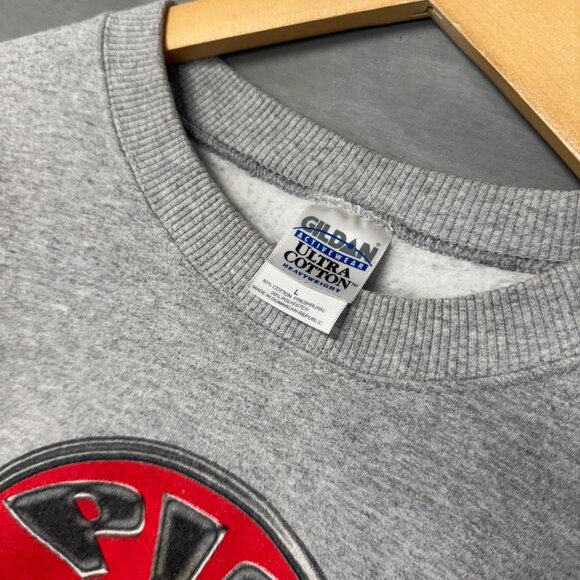 Vintage Pig on Beale BBQ Memphis Tennessee Grey Sweatshirt Size Large - Picture 3 of 6